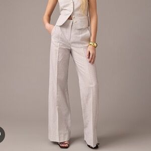 J. Crew Cream Boot Cut Pants